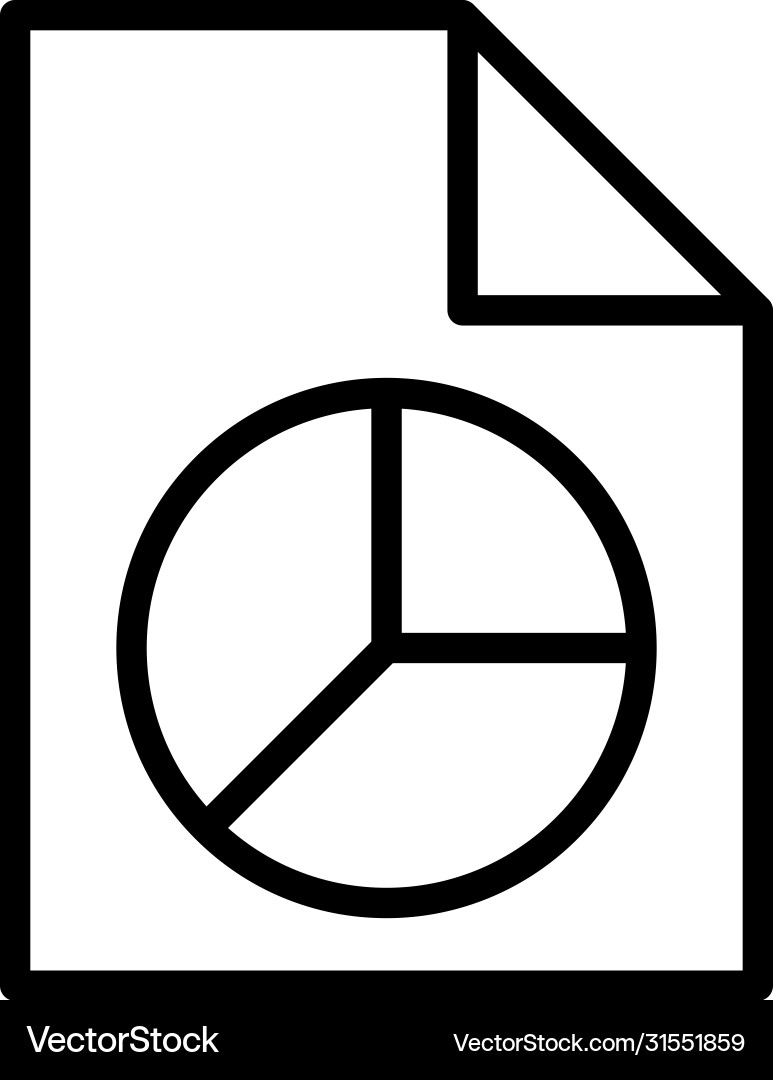 Analysis line icon Vector Image
