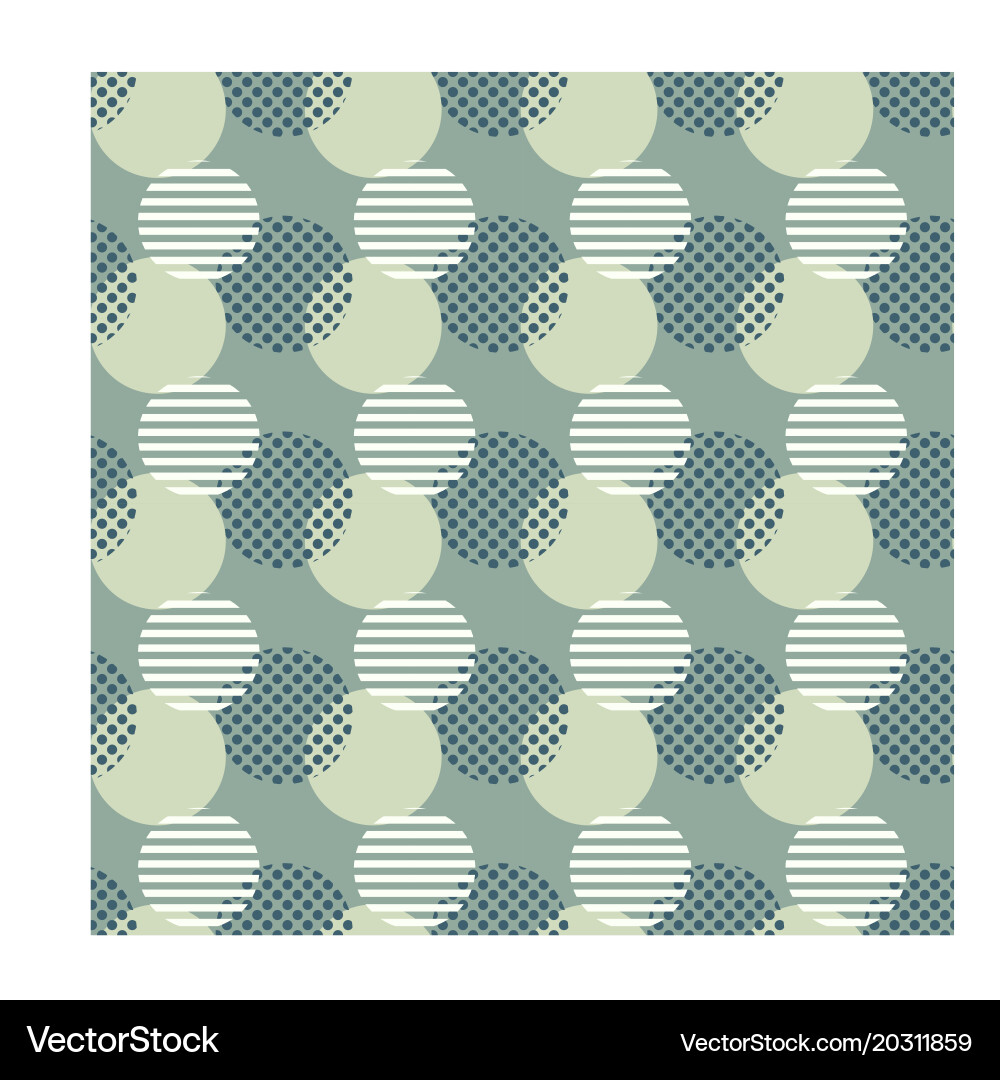 Broken chain circle seamless pattern Vector Image