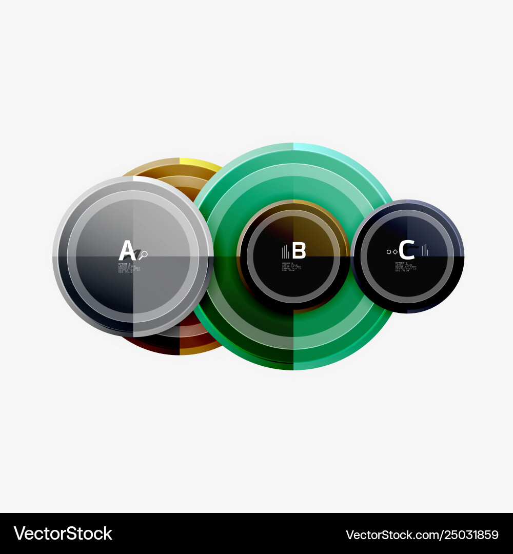 Circular pattern abstract circles composition Circular pattern abstract circles composition vector image
