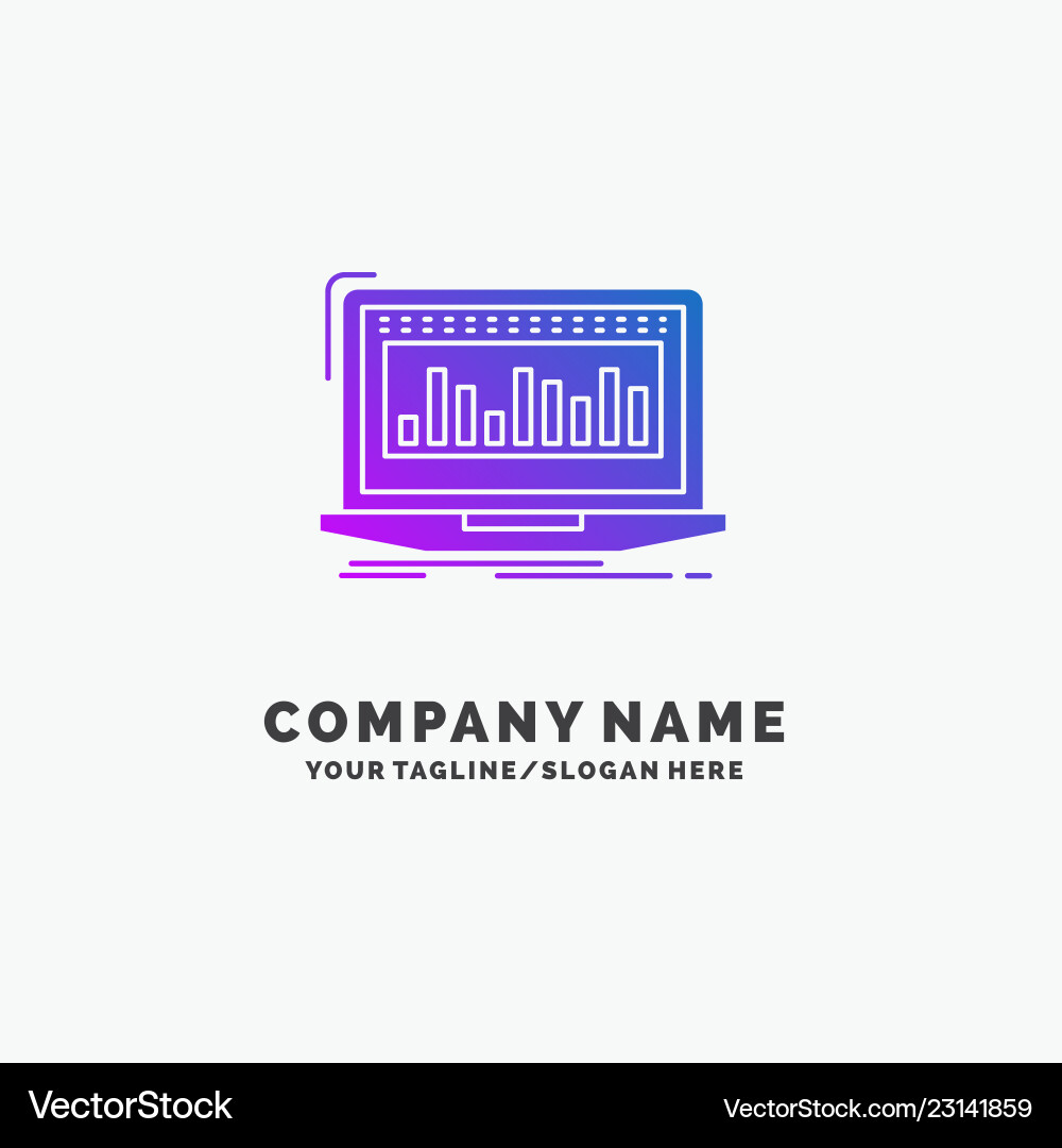 Financial Data Stock Index Monitoring Vector Image
