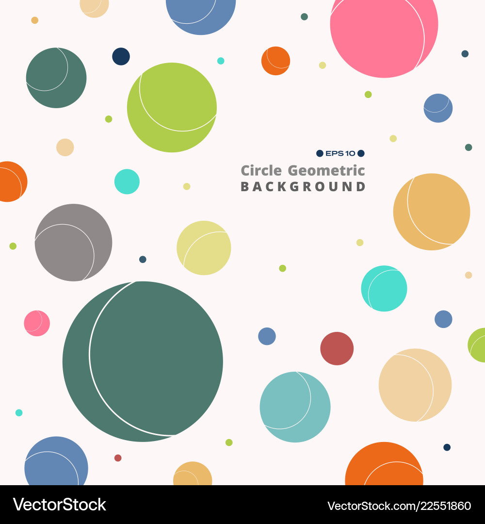 Abstract of colorful retro circle pattern Abstract of colorful retro circle pattern vector image