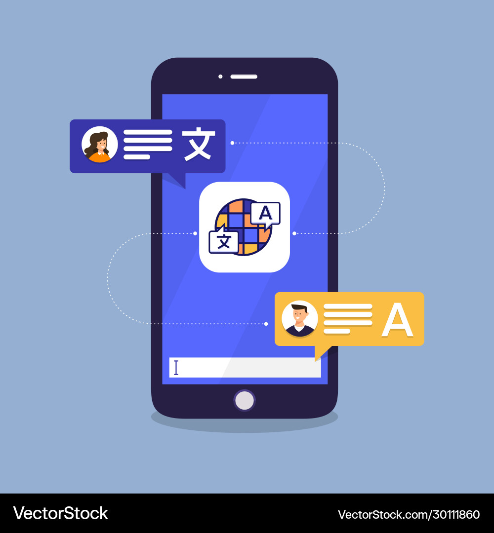 App translate language 03 App translate language 03 vector image