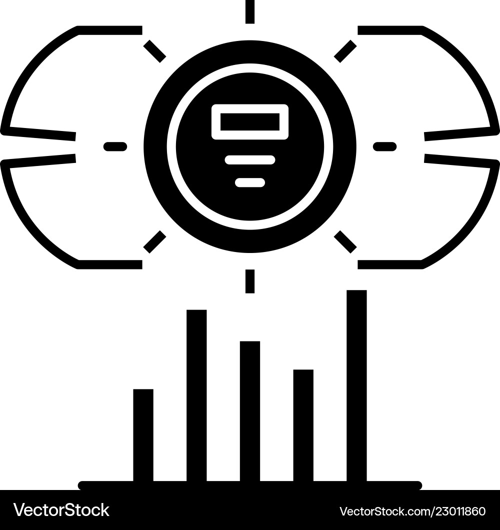 Dashboard Metrics Icon Set vector image