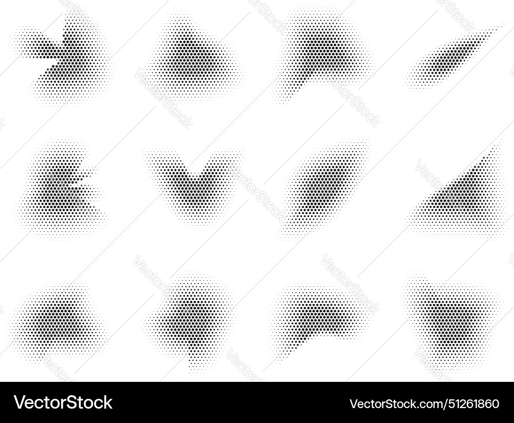 Halftone star pattern reprographic technique Halftone star pattern reprographic technique vector image