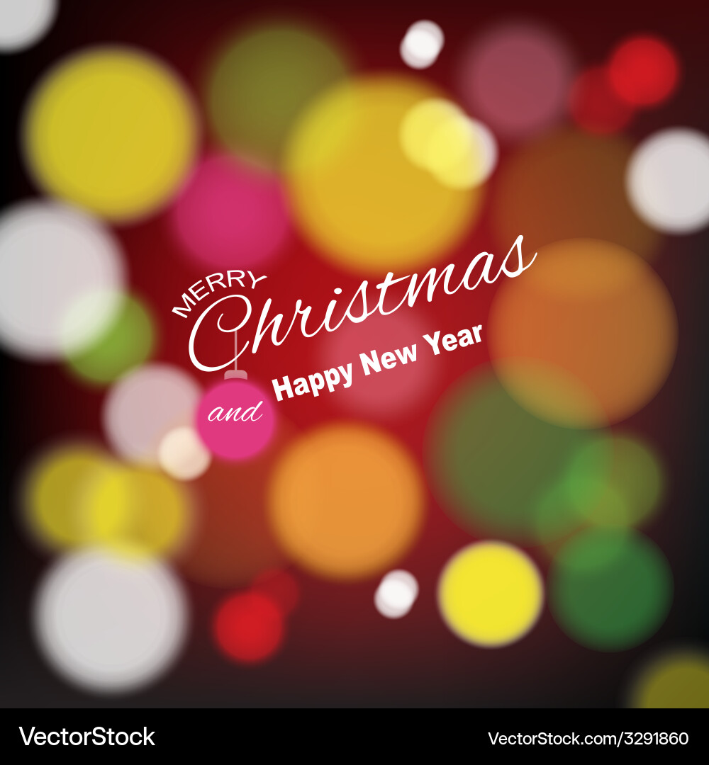 Magical background with colorful bokeh vector image