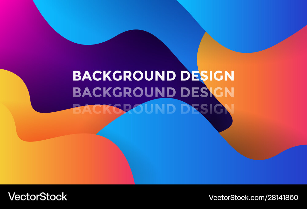 Modern color gradient background design Modern color gradient background design vector image
