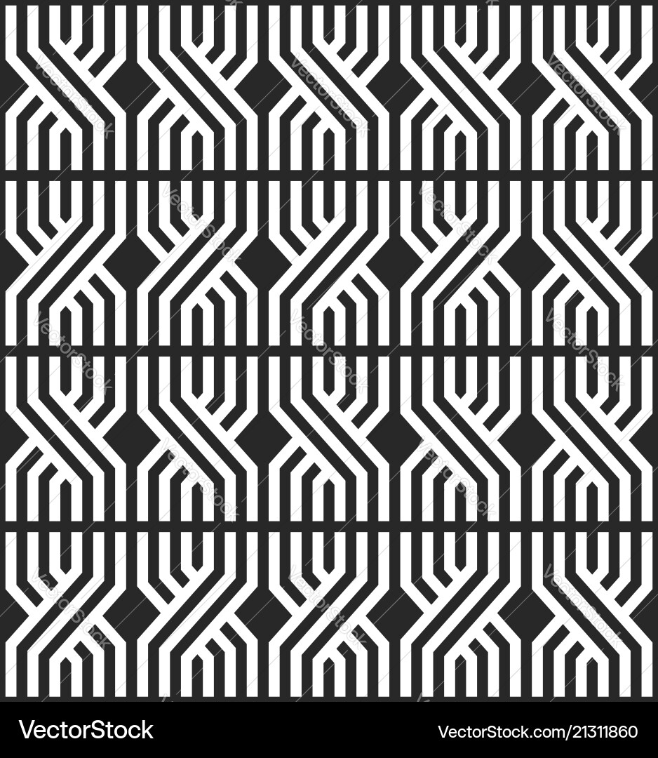 Overlapping Geometric Lines Pattern vector image