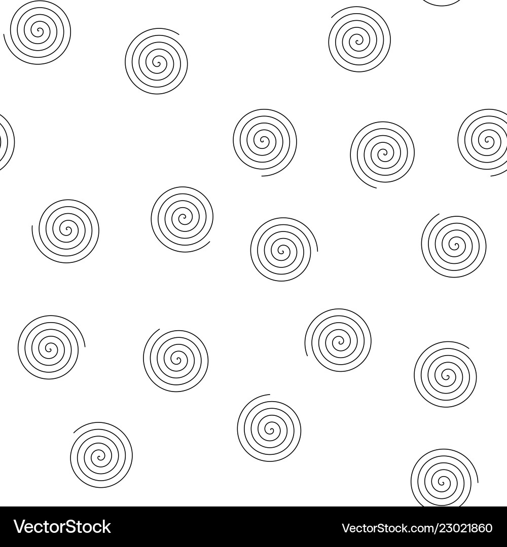 Seamless pattern of random spirals abstract Seamless pattern of random spirals abstract vector image