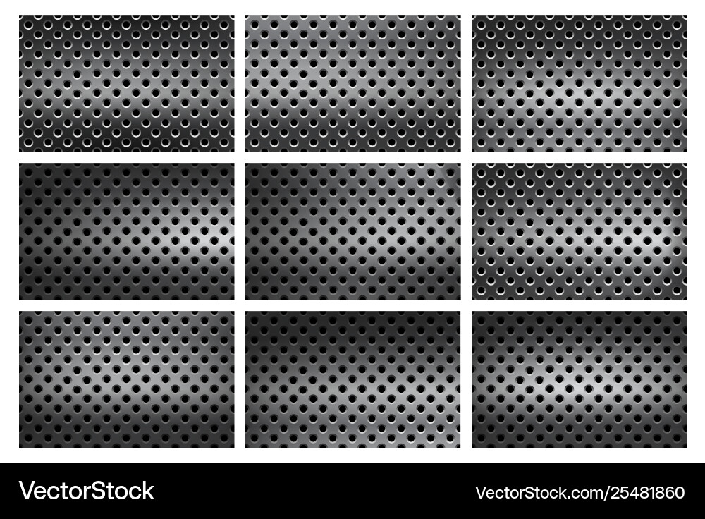 Stainless Steel Grate Pattern vector image