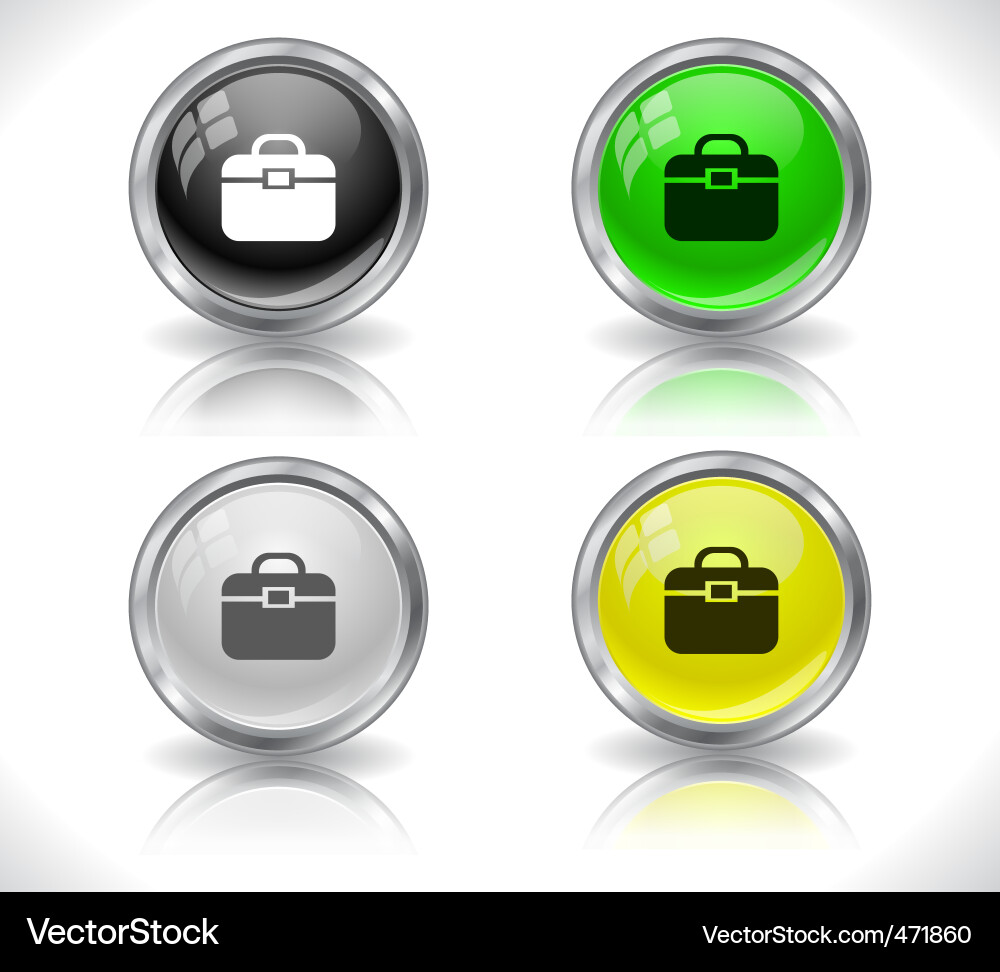 Website buttons vector image