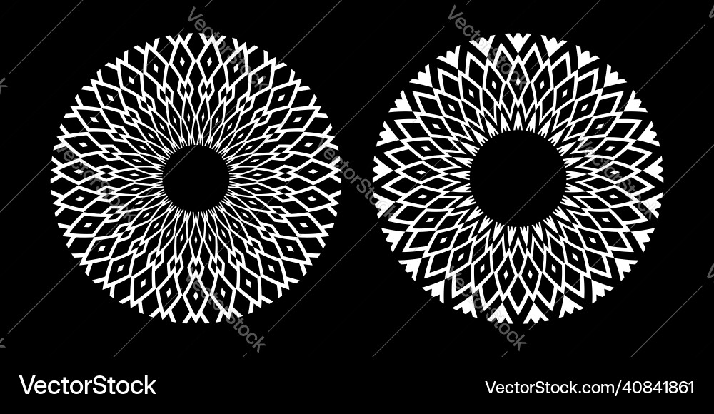 Circle patterns Circle patterns vector image