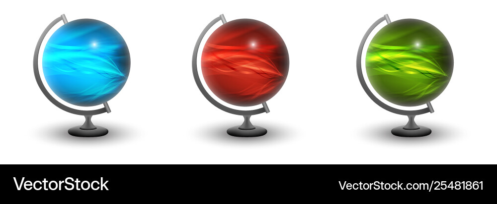 Different balls-buttons in 3d Different balls-buttons in 3d Vector Image