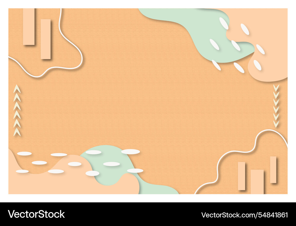 Flat design abstract background Vector Image