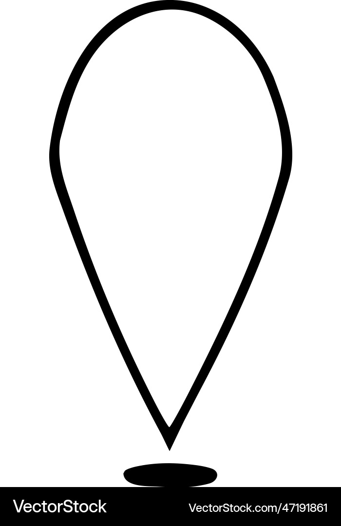Map pointer icon image vector image