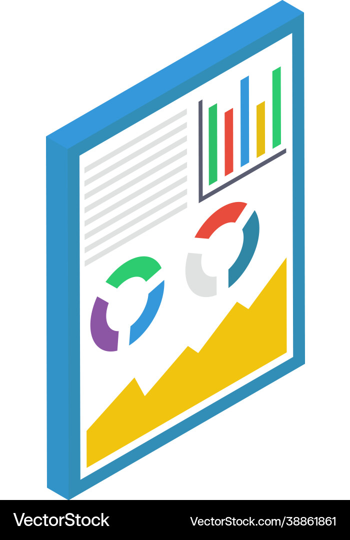 Mobile data analytics Vector Image