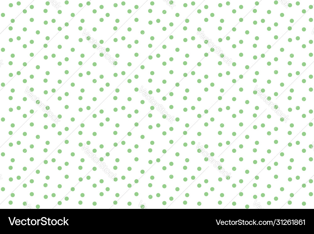 Polka with green dots soft simple seamless pattern Polka with green dots soft simple seamless pattern Vector Image