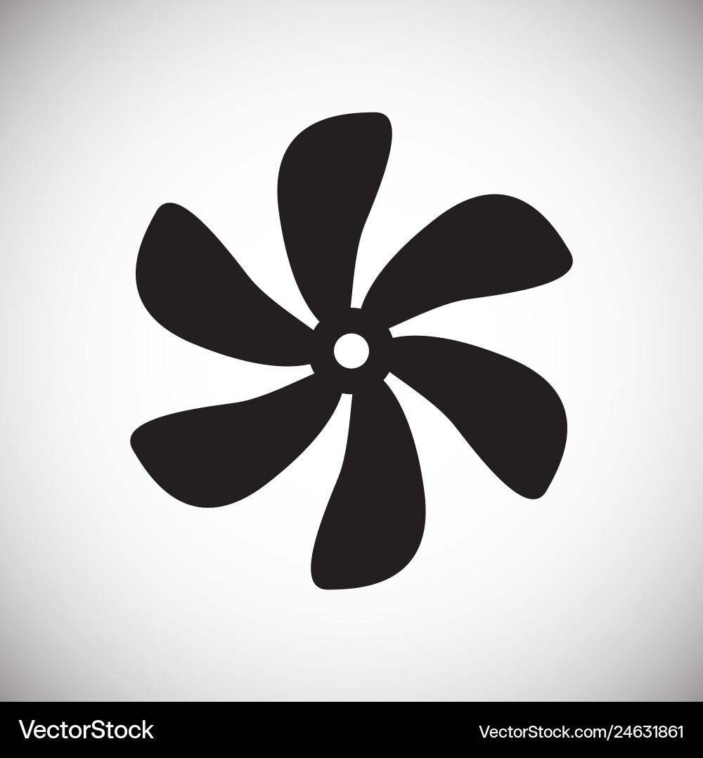 Propeller icon on background for graphic and web Propeller icon on background for graphic and web vector image