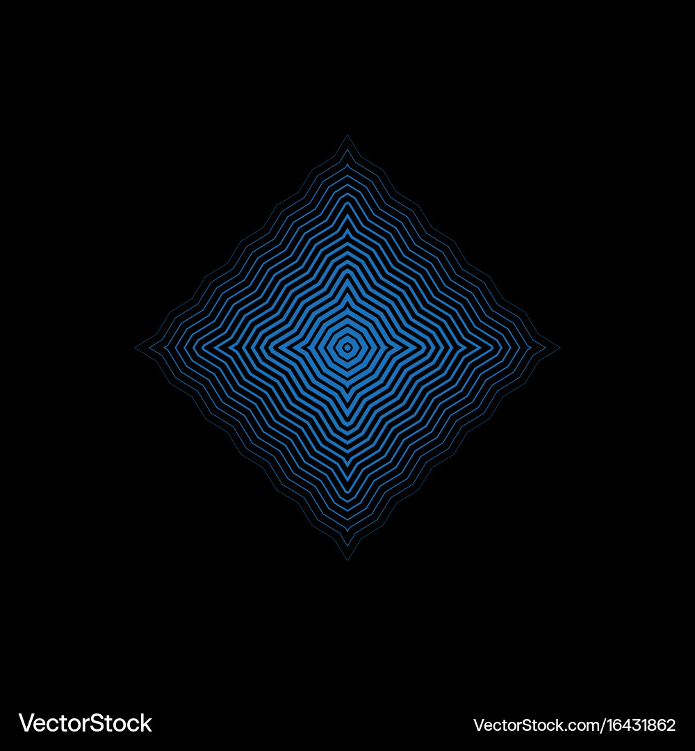 Abstract halftone shape design element vector image