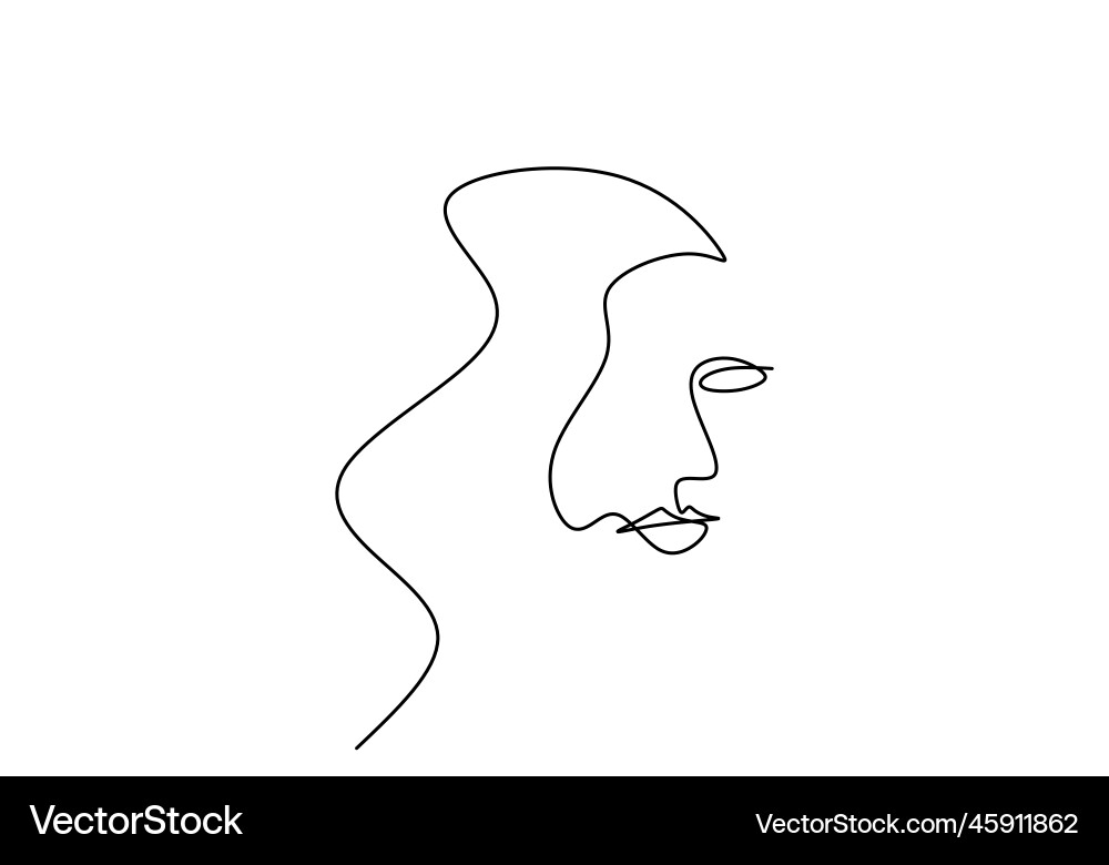 Abstract poster with minimal beautiful woman face Abstract poster with minimal beautiful woman face vector image