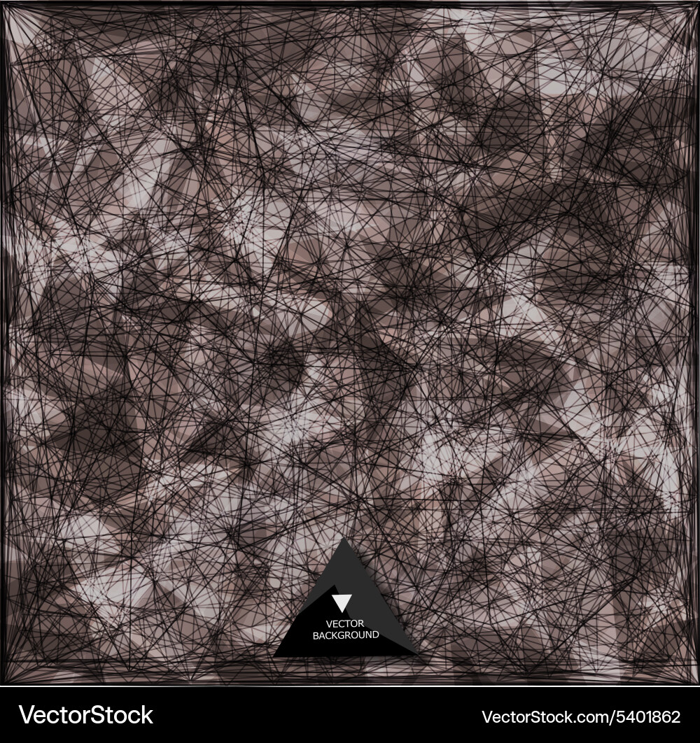 Abstract web background triangles vector image