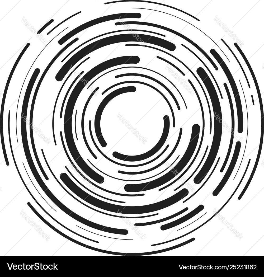 Concentric Ripple Pattern vector image