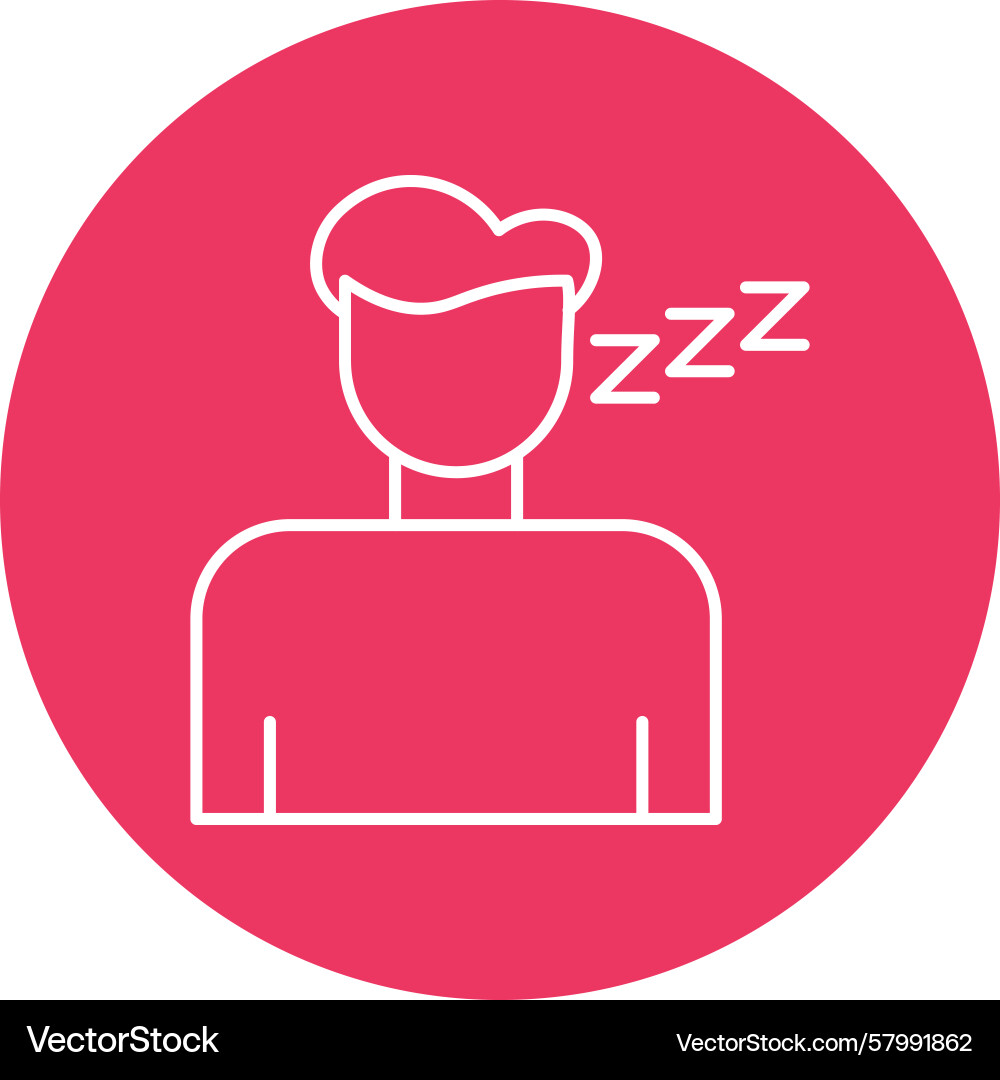 Lazy line multi circle Vector Image