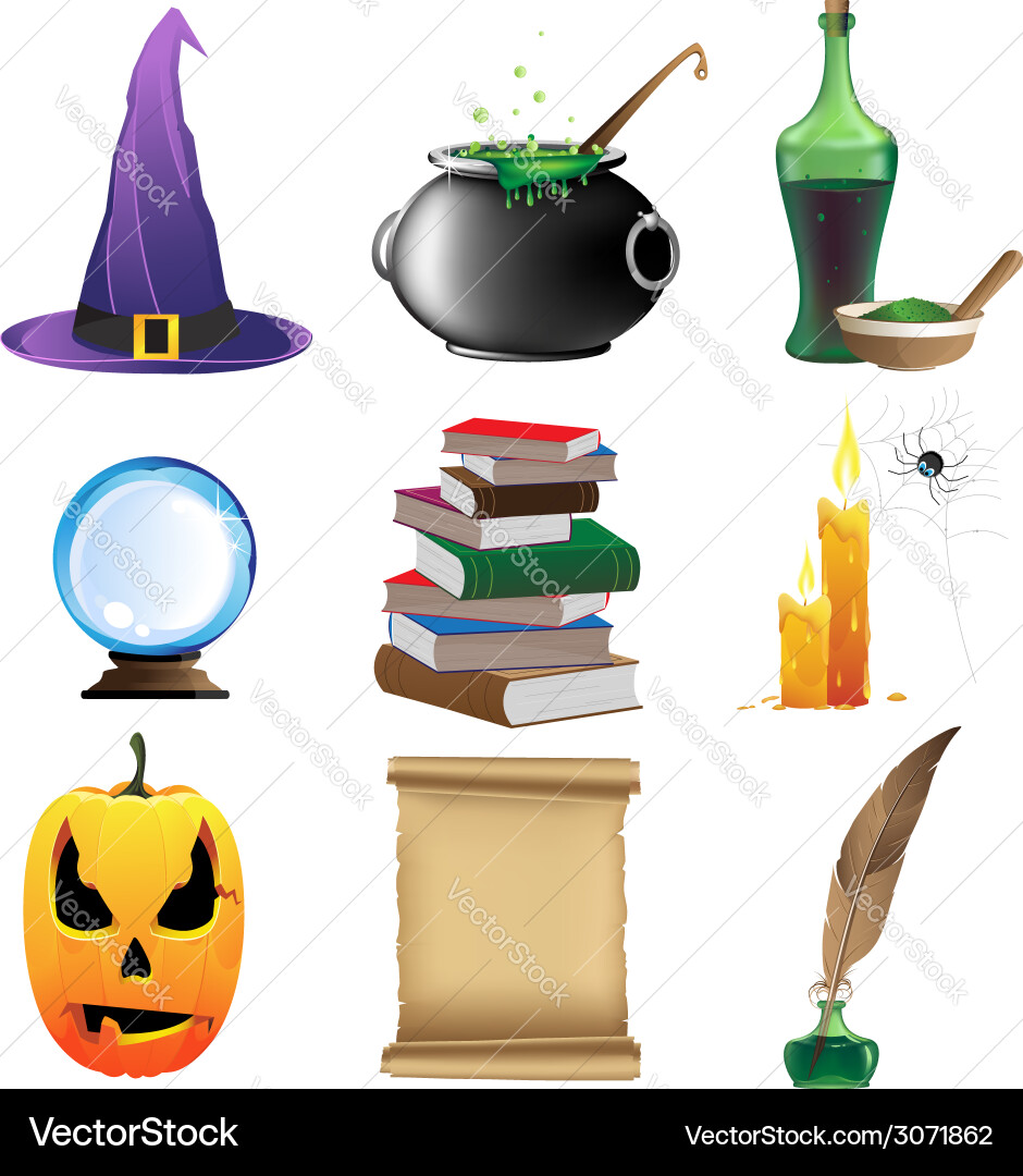 Magic objects Vector Image