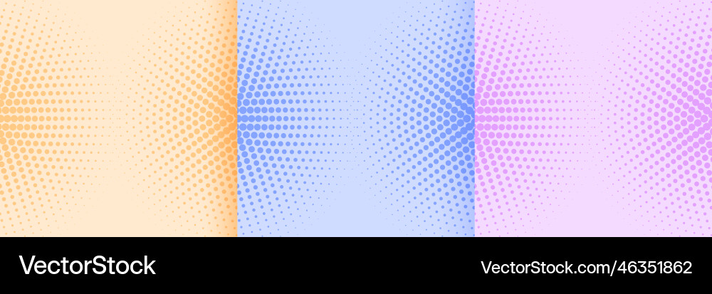 Soft colors abstract halftone pattern background Vector Image