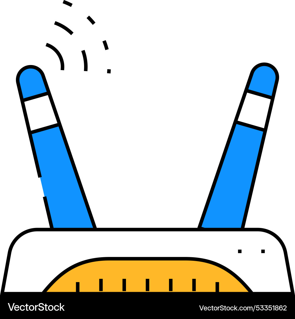Wireless setup repair computer icon color Wireless setup repair computer icon color vector image
