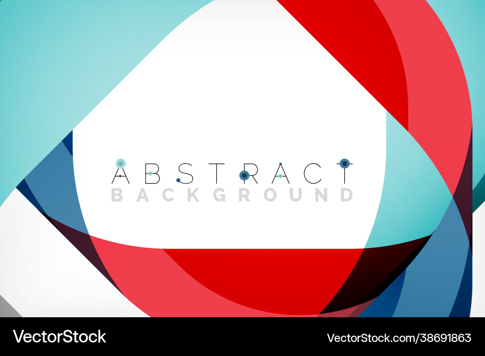 Abstract square shape with overlapping waves Abstract square shape with overlapping waves Vector Image
