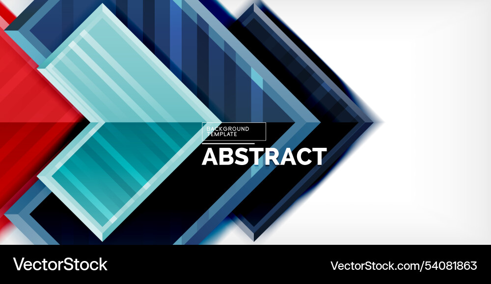 Arrow symbols created with 3d effects and line Vector Image