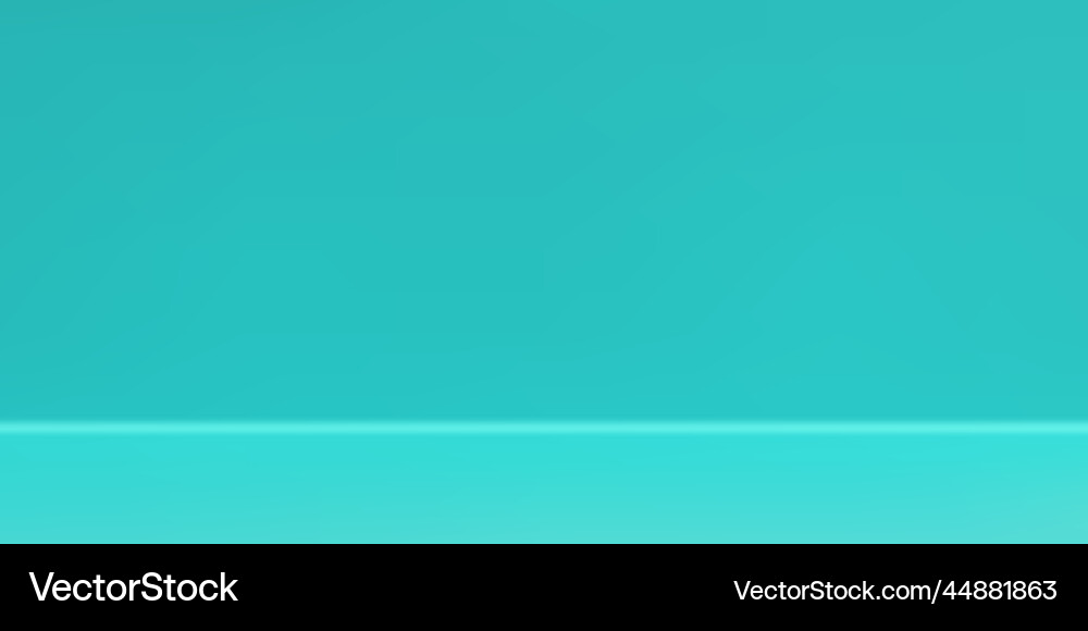 Blue empty room with copy space for display Vector Image