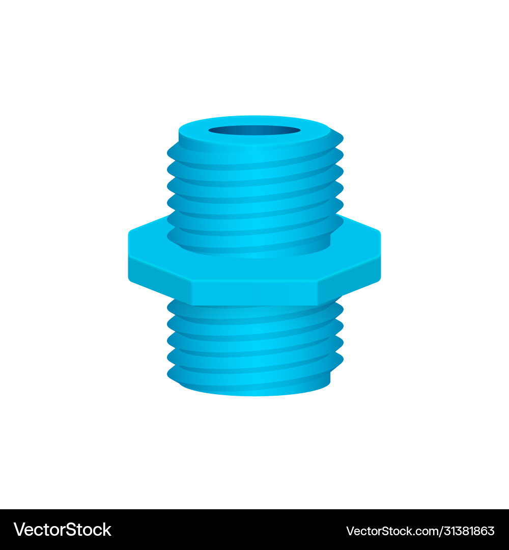 Pipe fitting part Pipe fitting part vector image