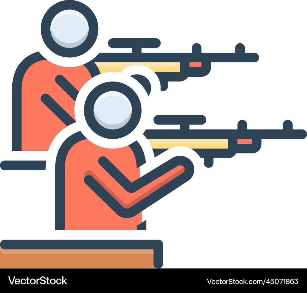 Shooting Vector Image