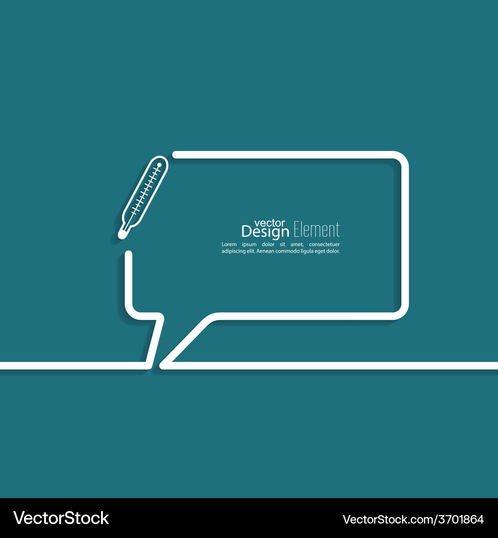 Abstract background with speech bubbles vector image
