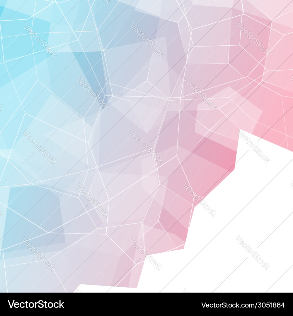 Crystal structure hipster abstract background vector image