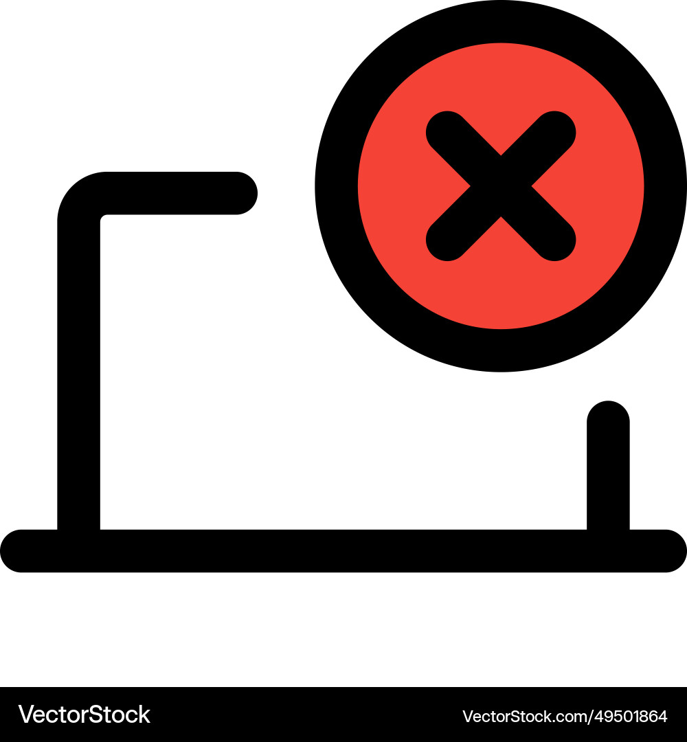 Deleting unneeded information or data from laptop Vector Image