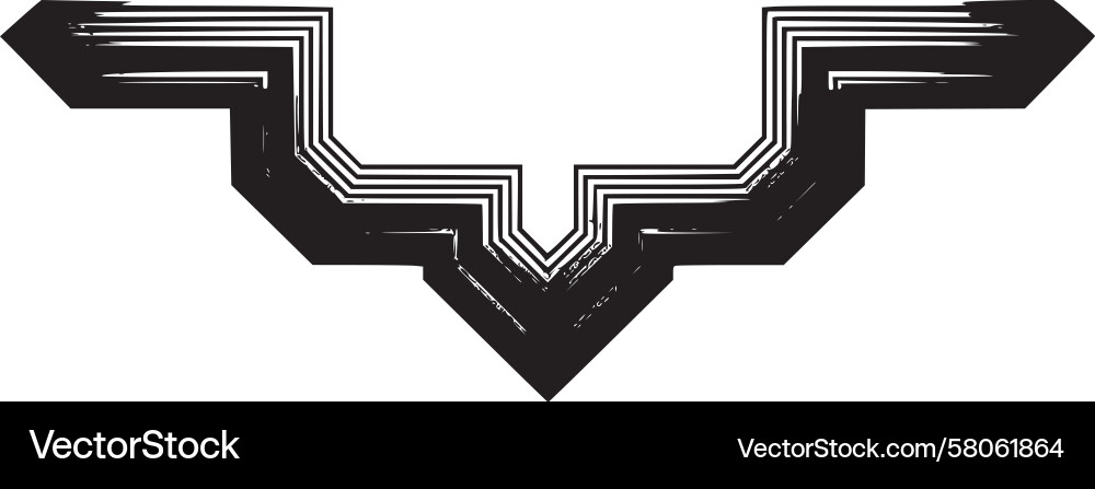 Dynamic Gradient Chevron Vector Image