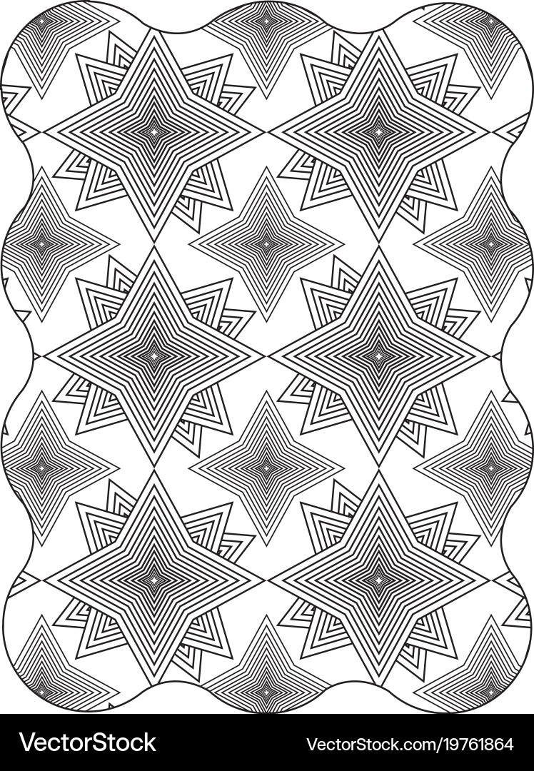Figure with pattern abstract shapes background Vector Image