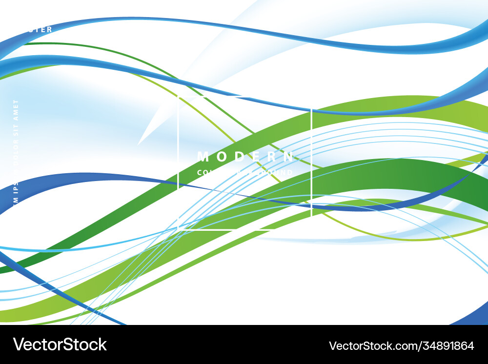 Gradient background modern with colorful style vector image