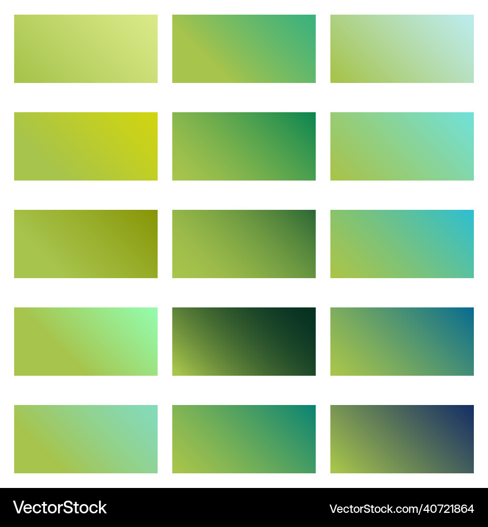 Large set of gradient backgrounds vector image