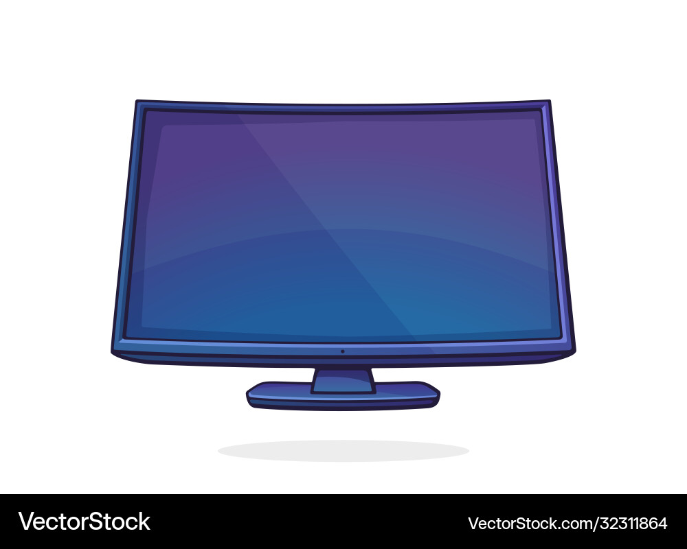 Modern digital smart tv Vector Image