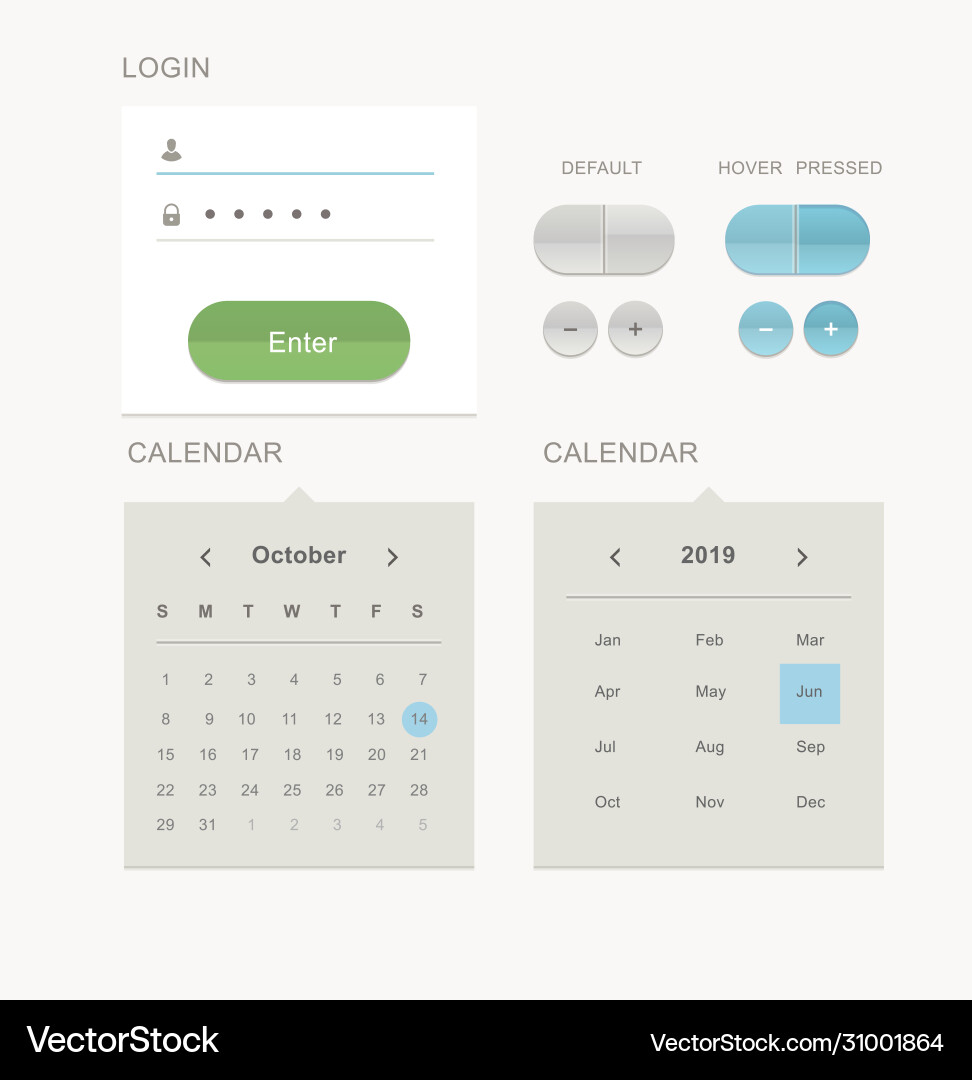 Ui Set für Apps und Computerprogramme Ui Set für Apps und Computerprogramme vektorbild