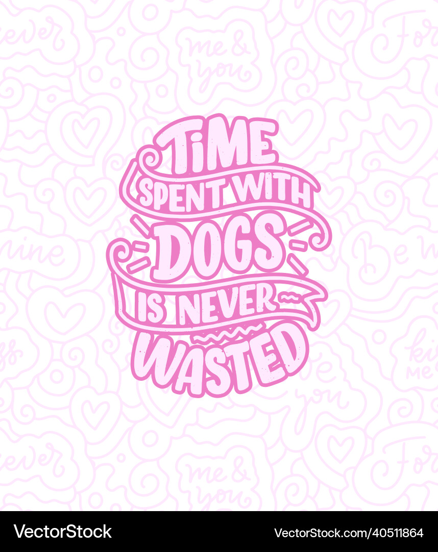 With funny phrase hand drawn With funny phrase hand drawn Vector Image
