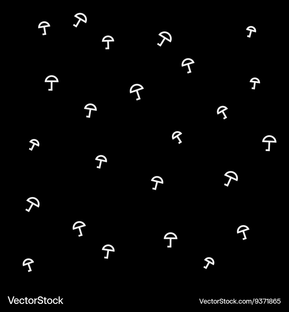 Autumn monochrome simple minimal pattern Vector Image