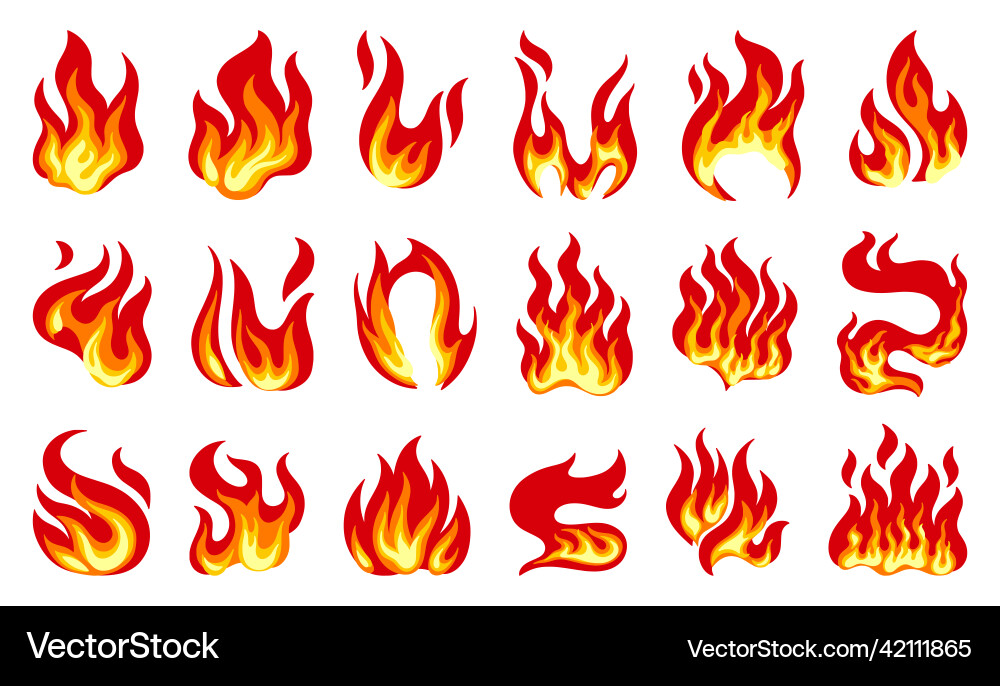 Cartoon Feuerkraftelement das Flammen verbreitet Cartoon Feuerkraftelement das Flammen verbreitet Vektorbild
