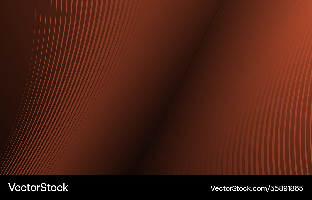 Dark orange gradient with curve line abstract Dark orange gradient with curve line abstract Vector Image