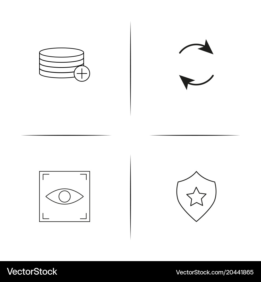 Internet technologies simple linear icon Vector Image