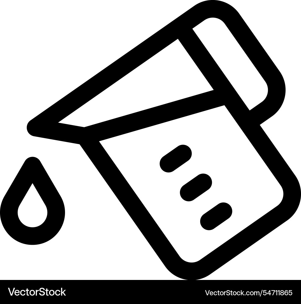 Measure tape icon thin linear style design Measure tape icon thin linear style design vector image