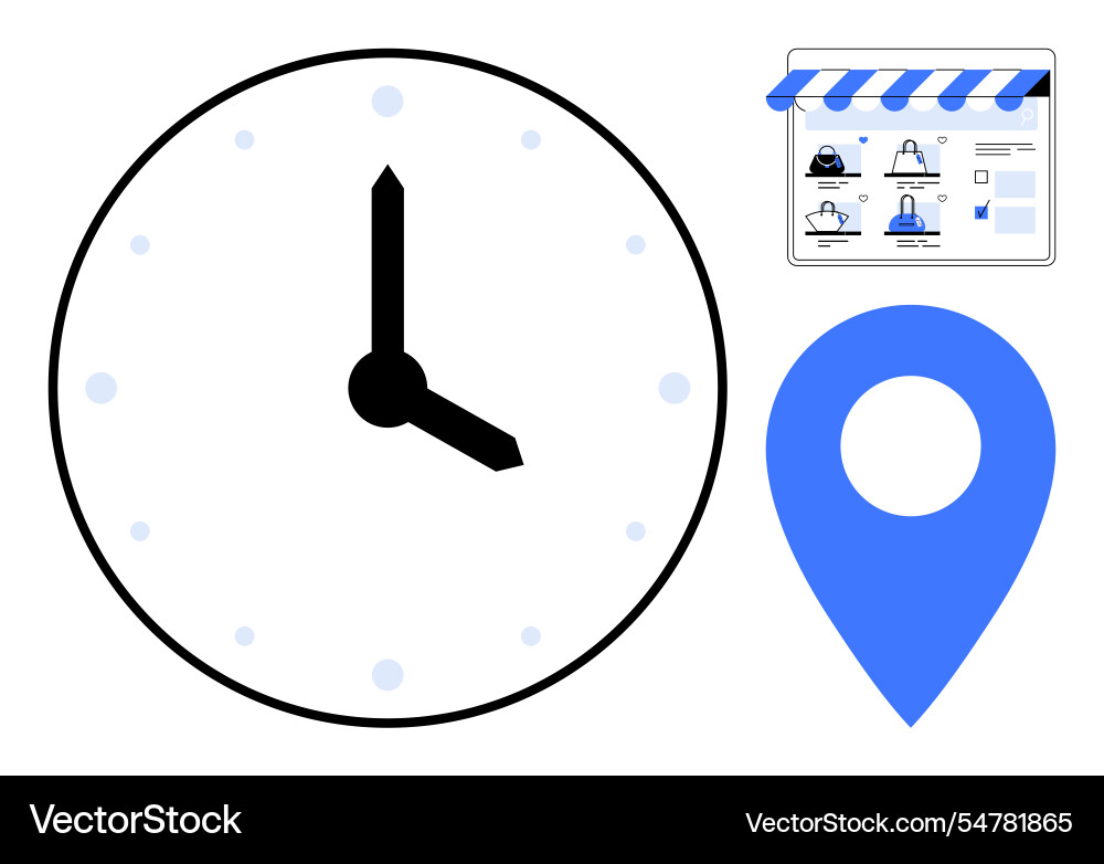 Time management and scheduling with online Time management and scheduling with online vector image